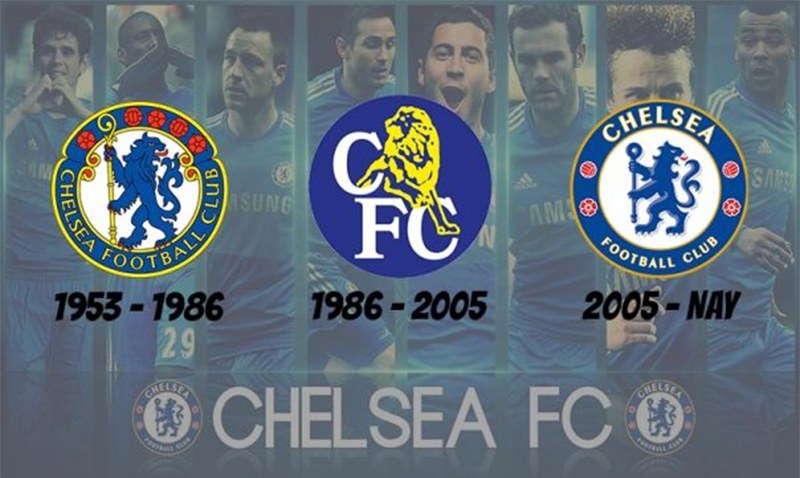 Sự thay đổi logo trong lịch sử câu lạc bộ Chelsea