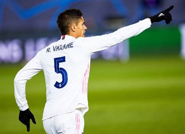 Số áo Varane ở Real Madrid, MU, Lens và đội tuyển Pháp