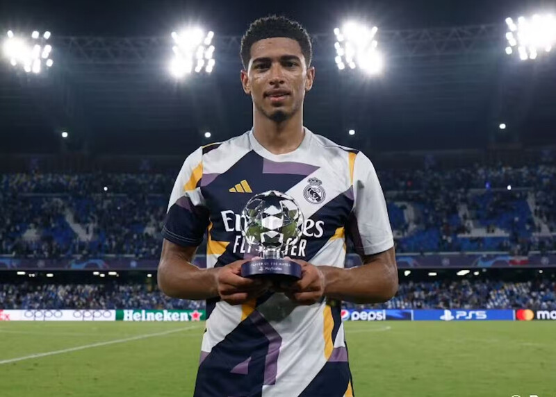 Jude Bellingham tiền vệ trẻ hay nhất thế giới